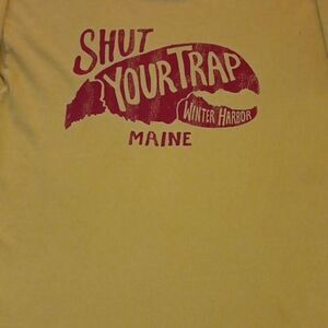 Winter Harbor Maine Long-sleeved Vintage Tshirt  Brand Comfort Colors  Size Smal